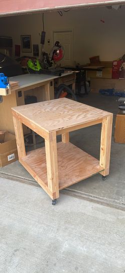 Custom Rolling Work Bench 30x36