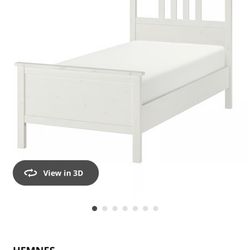 IKEA Twin Bed Frame And Mattress Used 