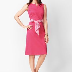 Brand new Womans Talbot brand Pink Textured A-Line Dress Up For Sale
