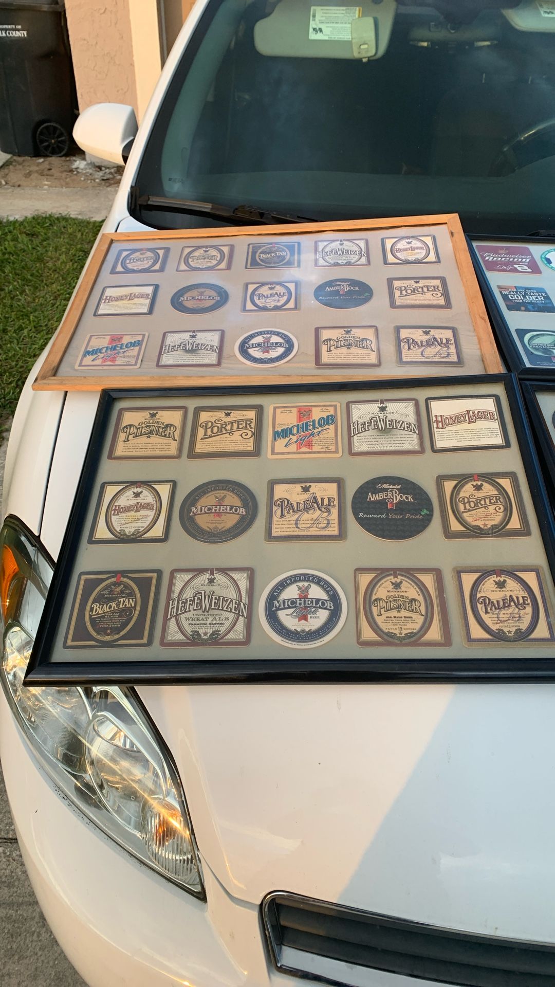 Bar Art Inc  Professional Made Bar Coaster Placked $20 Each Or $50 For All 
