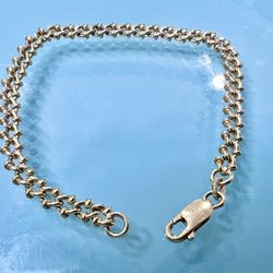 🎁 14kt Yellow Gold Unisex Curb Link Bracelet 7 Inches, 8.6g, Elegant & Timeless