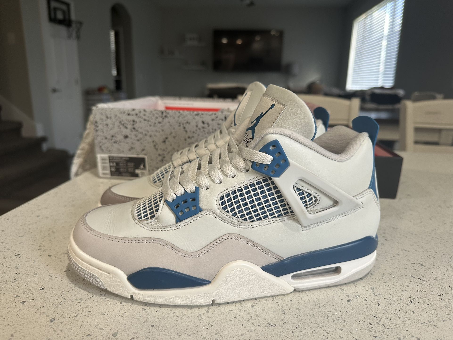 Air Jordan 4 RETRO Military Blue men’s 8.5