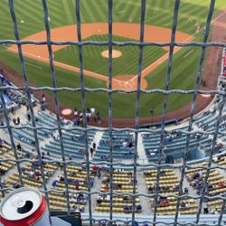 2 Tickets Top Deck 5 Row A Seats 1-2 For All Dodgers Games 