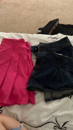 two cute skirts, can be sold together or you can just get one, together is 10 one is 5