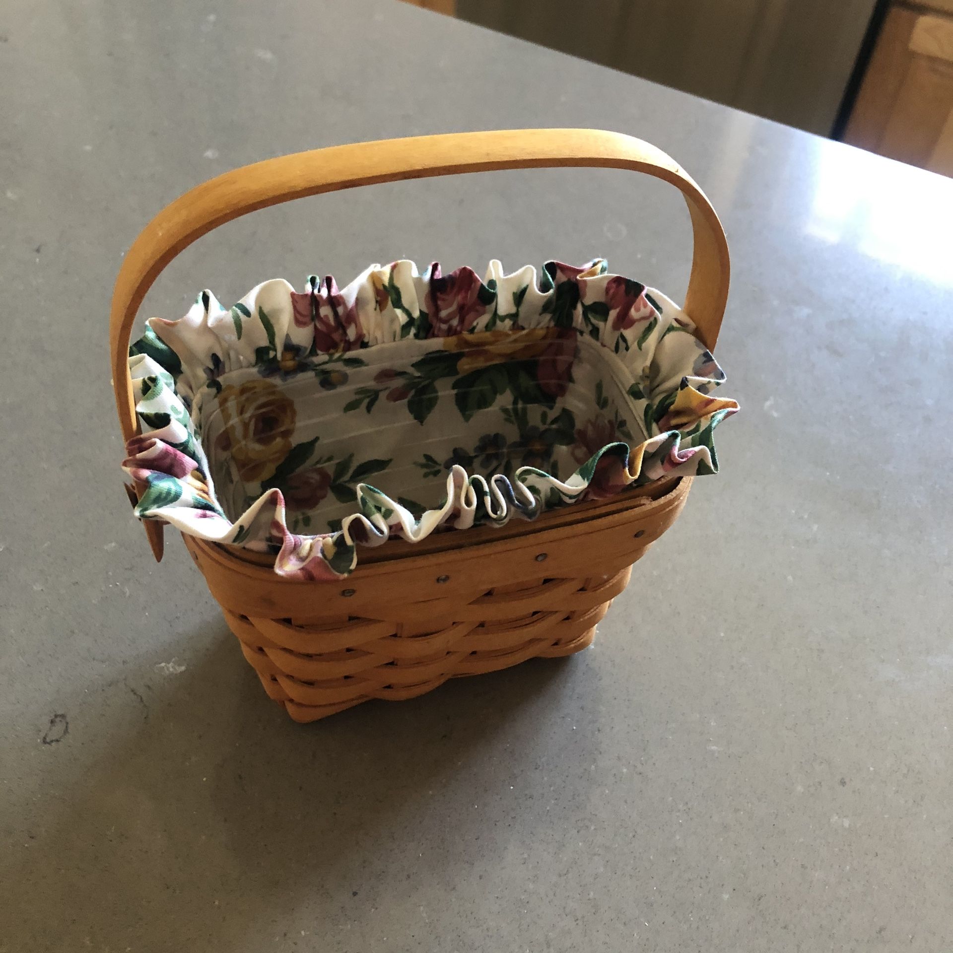  Handwoven Longaberger American cancer society basket