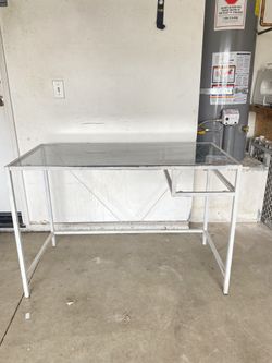 Glass Desk 
