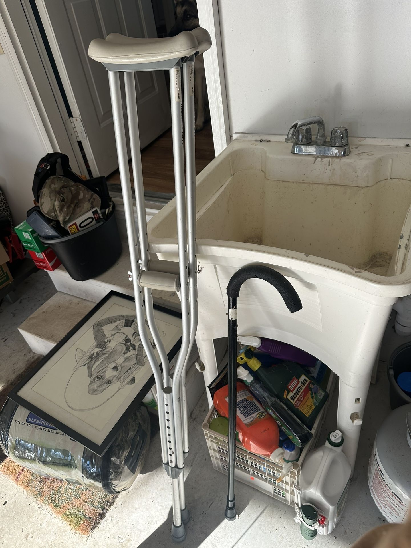 Crutches And Cane