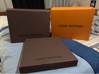 3 Louis Vuitton boxes for sale