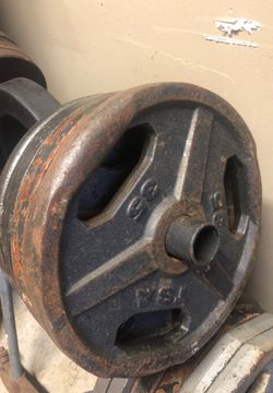 35 lbs weight plates set $110 each pair