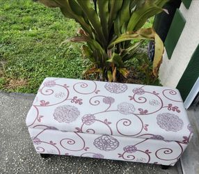 Beige Storage Bench 
L 49" W 19"