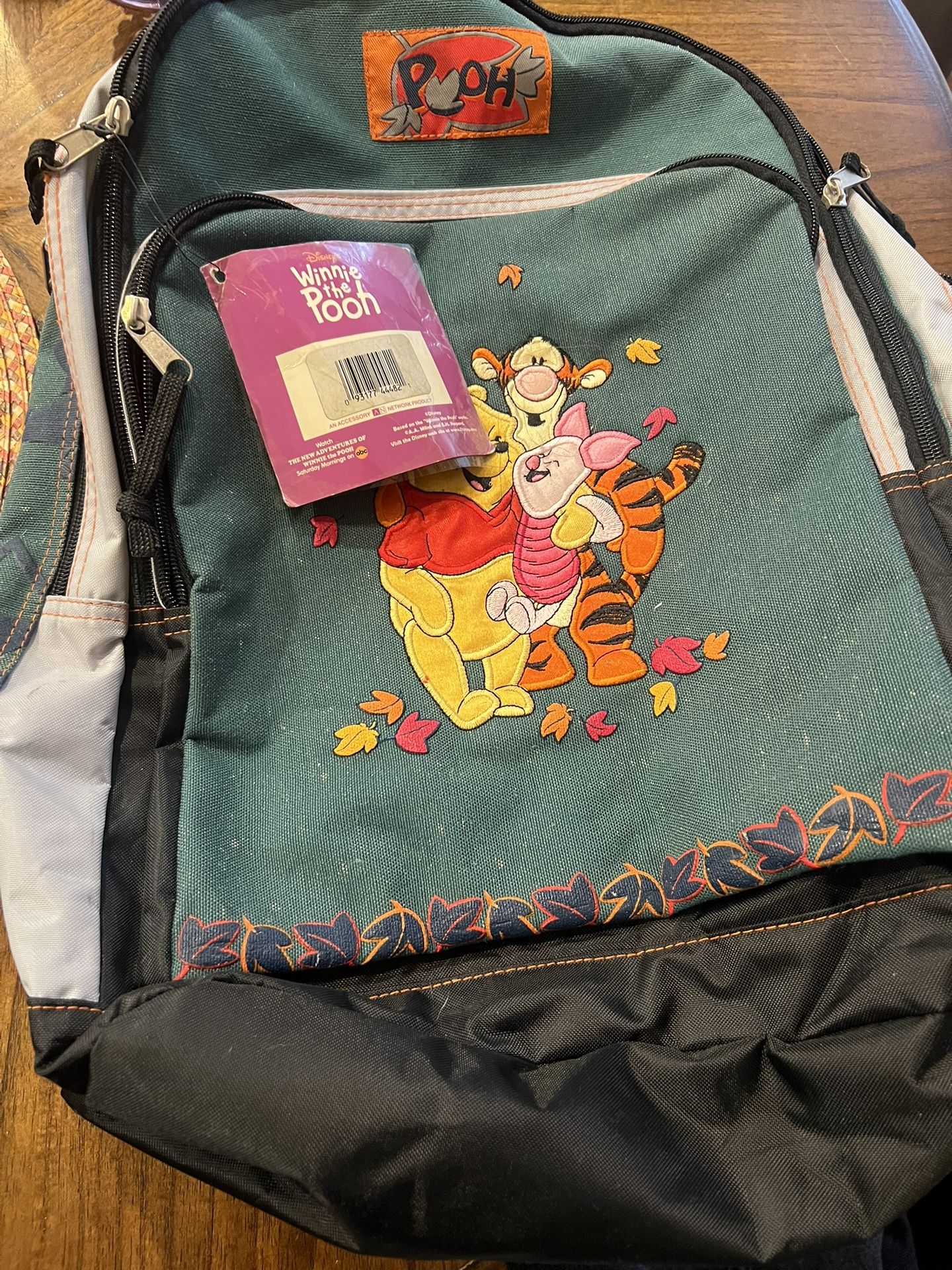 Vintage Winnie The Pooh Bookbag Backpack