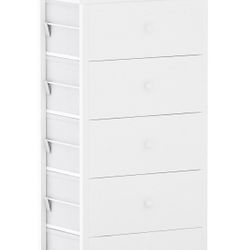 White Tall Dresser 