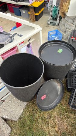 Planters or cooler or side tables