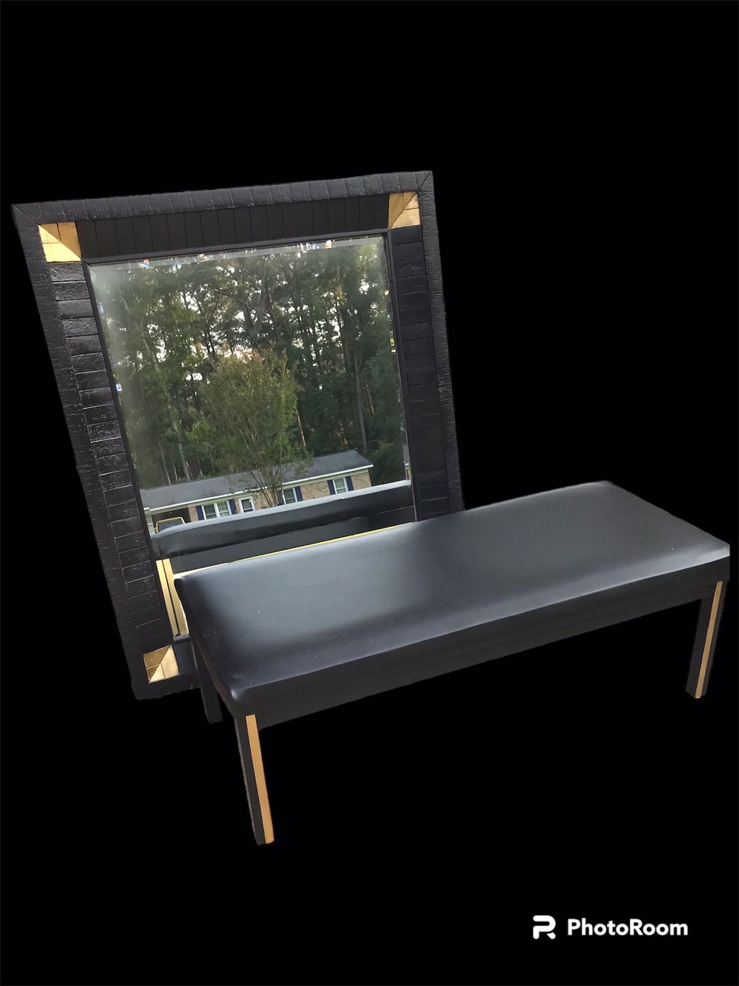 Entryway Bench With Matching Mirror 