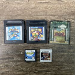 Gameboy, Gameboy Color, DS And 3DS Games