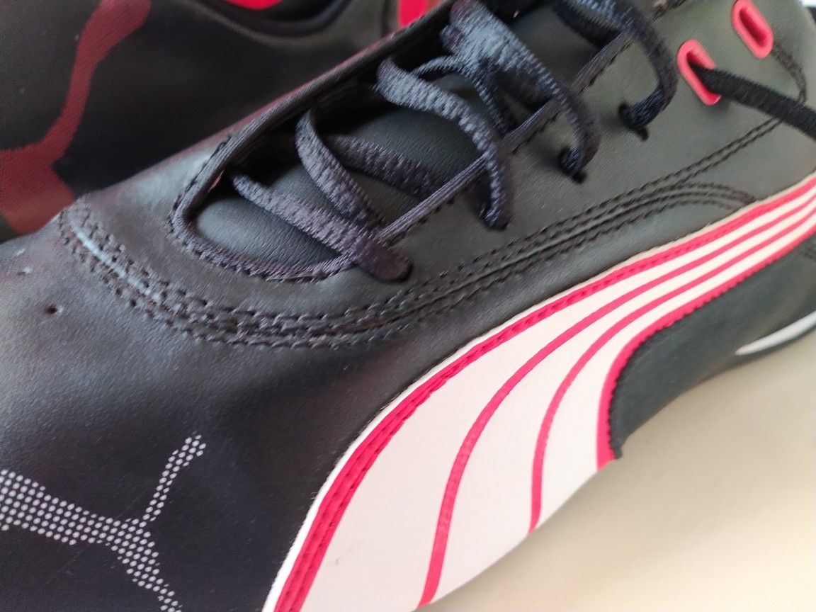 Puma Black Red Sport Shoes