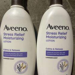 2 Aveeno Stress Relief Moisturizing Lotion 18oz