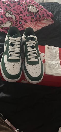 Brand new Nike court vision low white green