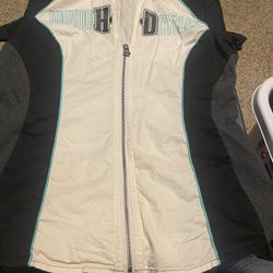Harley-Davison  Black and Cream Short Sleeve Shirt
