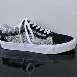 NWB Vans Men's 5 Women's 12  Shoes Pride Rainbow Canvas Tweed LGBTQ