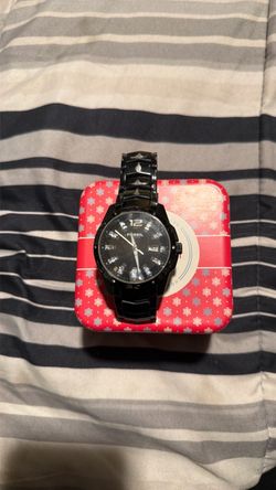 Fossil Black Stainless Steel Watch