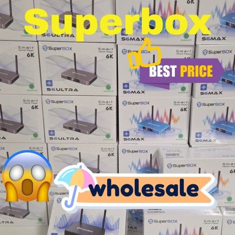 SUPERBOX S6 PRO - BRAND NEW TV BOX - AUTHORIZED DEALER - 1 YEAR WARRANTY ‼