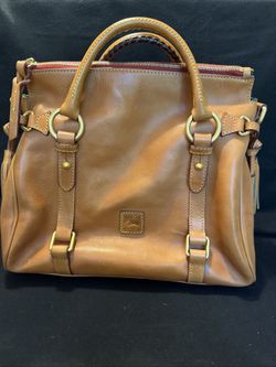 Brand New Dooney & Bourke Natural Florentine Satchel