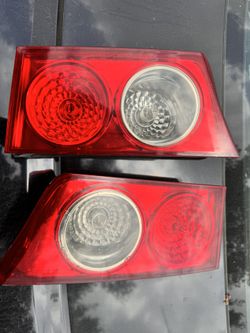 2006 to 2008 Acura TSX Right And Left Tail Light inner Oem