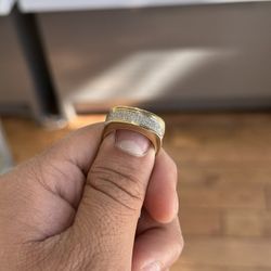 10k Diamond Pinky Ring For Men