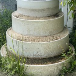 Large  Pool Wedding Cake  Steps 