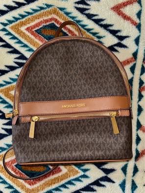 Brown Michael Kors Backpack