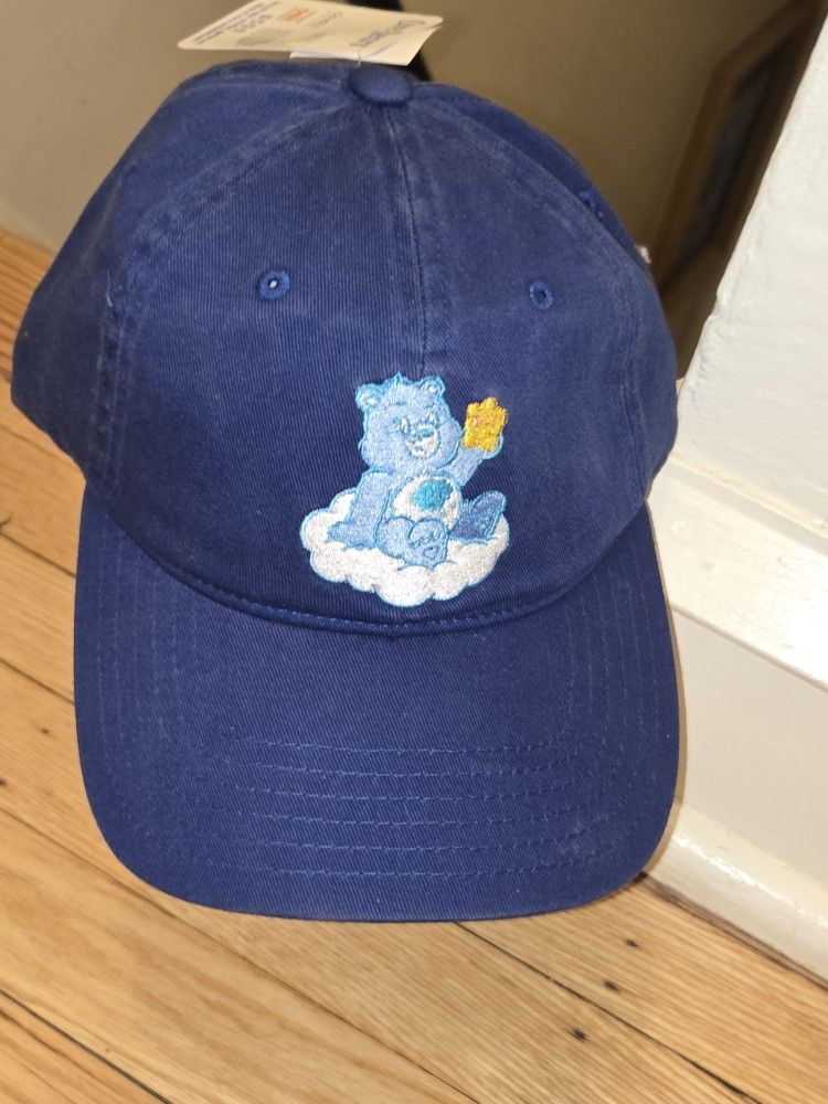 Care Bears Grumpy Hat Sitting On Cloud With Star In Hand UNISEX OSFM
