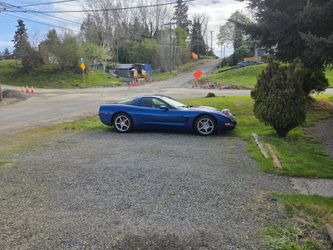 2002 blue C5Z106 5.7 ltr semi convertible corvette