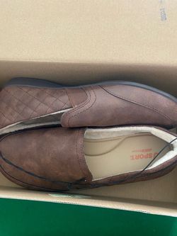 Brown Slip-On Loafers with Memory Foam