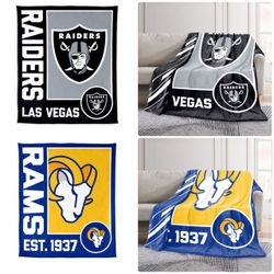 Logo Brand NFL 60” X 70” Super Plush Blanket Brand New Only $17.99