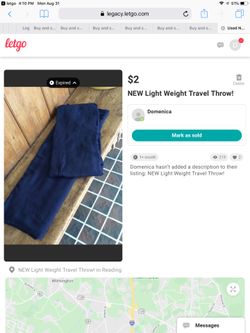 New Lightweight Travel Blanket