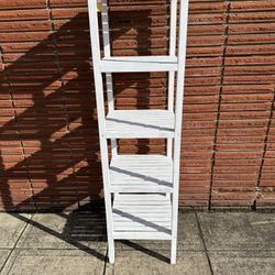 Modern Wood Slat Shelf 