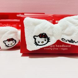 hello kitty plush spa headband. 