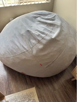 CordaRoy Gray Queen Size Bean Bag
