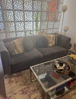 Velvet couch