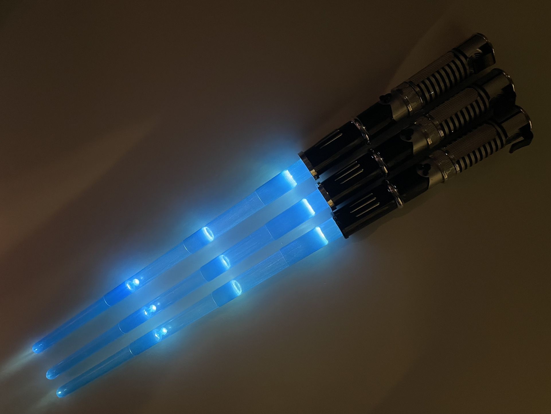 Disney Parks Mickey Mouse Blue LightSabers Lot Of 3 