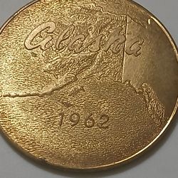 1962 Alaskan Fair Coin