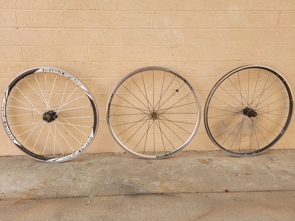 Multiple Road Bike Rear Wheels 700c