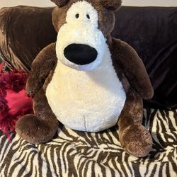 Giant Goober Bear by Gund Brown Teddy Stuffed Animal Huge