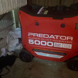 Predator super quiet inverter 5000 dual fuel