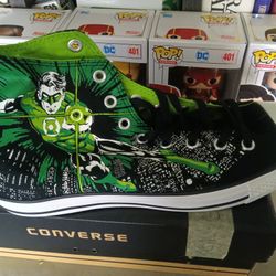 Green Lantern Converse Chuck's Size 10 Hal Jordan
