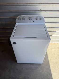 White Whirlpool Washer