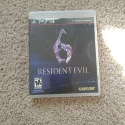 Resident Evil 6 Playstation 3 PS3