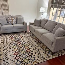 Sofa and loveseat custom