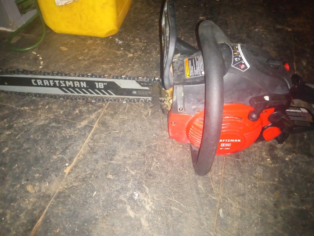 18" 46cc Craftsman Chainsaw Bran New